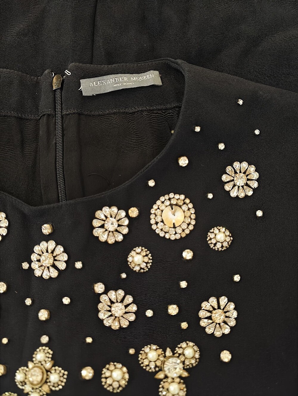 Alexander McQueen Black crystal rhinestones top - Picture 8 of 10